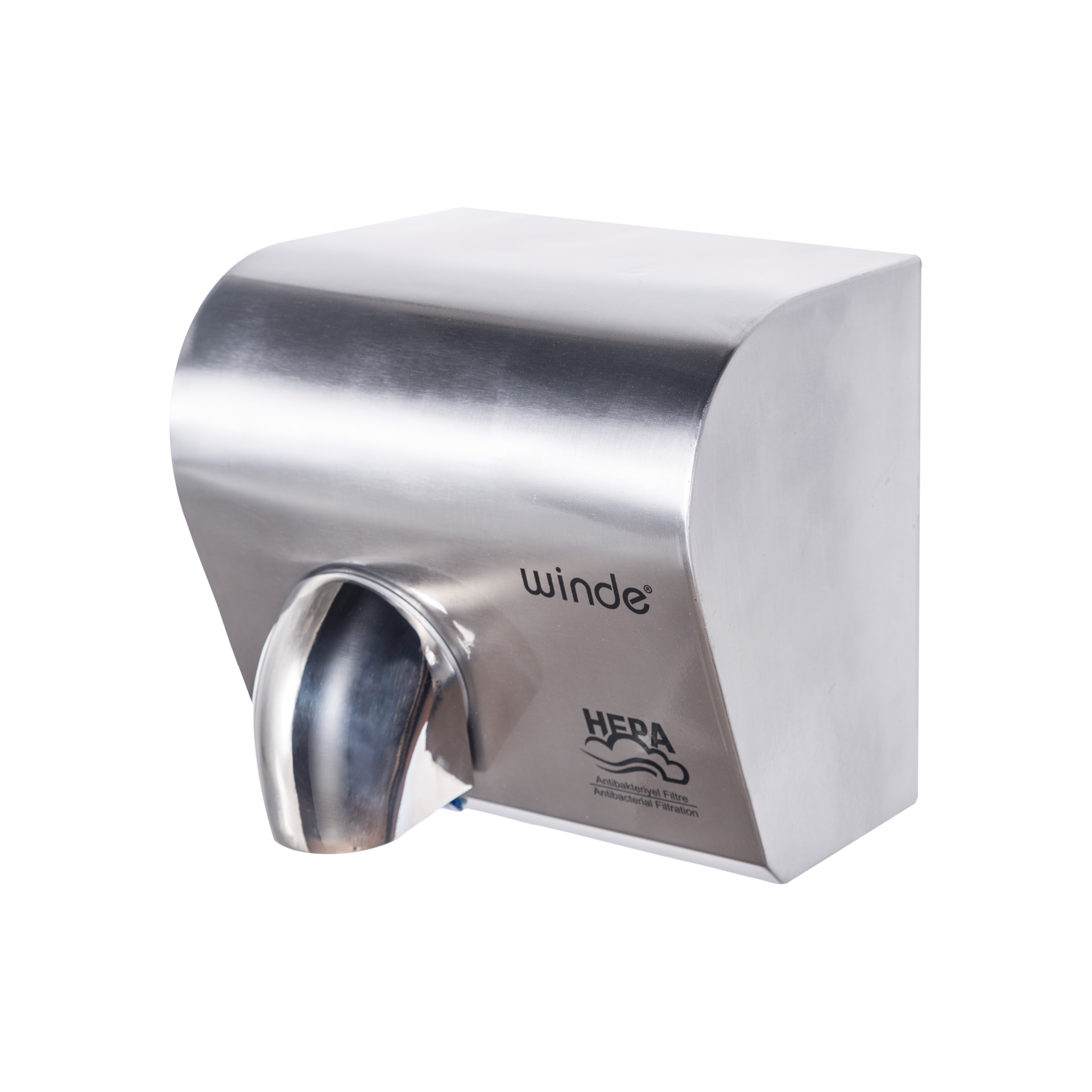 Pw250 2500W Paslanmaz Çelik Fotoselli El Kurutma Makinası İnox