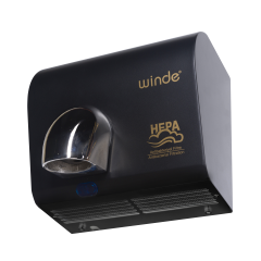 Pw250 2500W Paslanmaz Çelik Fotoselli El Kurutma Makinası Siyah
